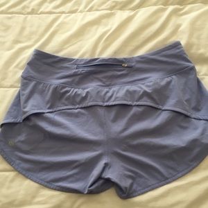 Lululemon shorts speed up